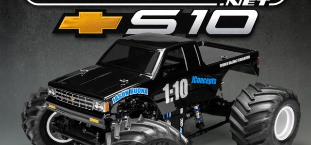 JConcepts 1990 Chevy S10 Extended Cab Clear Monster Truck Body