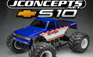 JConcepts 1990 Chevy S10 Regular Cab Clear Monster Truck Body