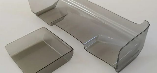 Leadfinger Racing Pre-Trimmed V2 Clear & Smoked Hammer Wing For 1/8 Buggies & Truggies