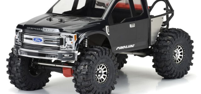 Pro-Line 2017 Ford F-250 Super Duty 1/6 Cab-Only Clear Body For The SCX6