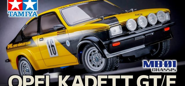 Tamiya 1/10 R/C Opel Kadett GT/E [VIDEO]