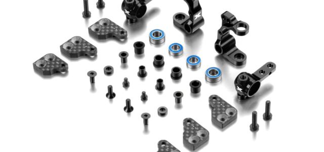 XRAY Aluminum Steering Blocks & C-Hubs With Backstop Set