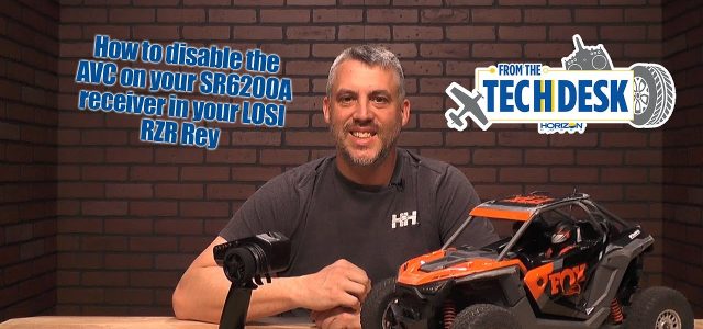 How To: Disabling The AVC On Your SR6200A Receiver In The Losi RZR Rey [VIDEO]