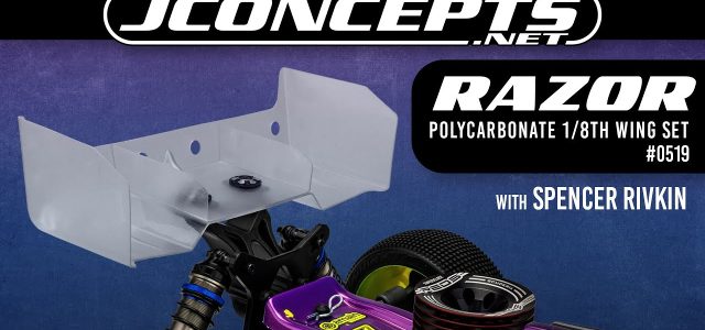 JConcepts Razor Un-Trimmed Polycarbonate 1/8 Wing Set [VIDEO]