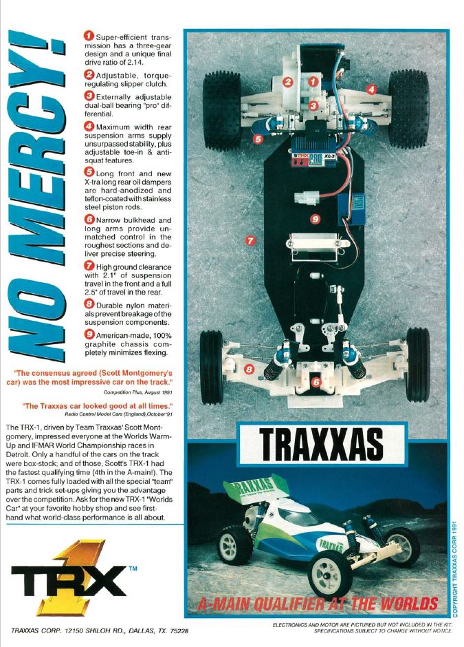 #TBT Traxxas TRX-1 2WD off-road buggy Featured in the January 1992 issue